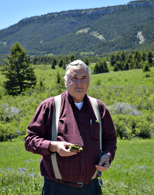 grannie geek richard in the pryor mountains
