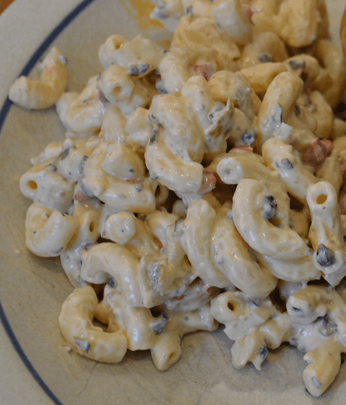 grannie geek, macaroni salad
