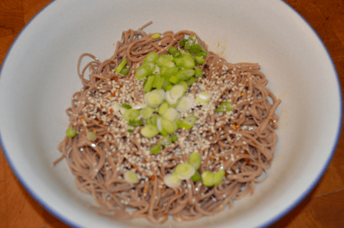 grannie geek japanese soba noodle salad