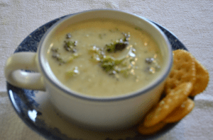 Grannie Geek, broccoli cheese soup