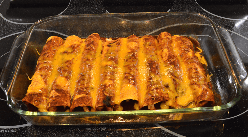 grannie geek, turkey enchiladas in mole