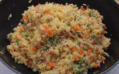 Ham Fried Rice in 30 Minutes