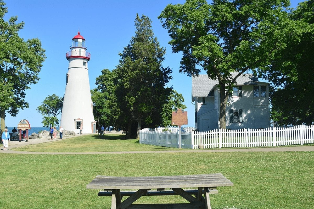 Lakeside Ohio and the Marblehead Lighthouse