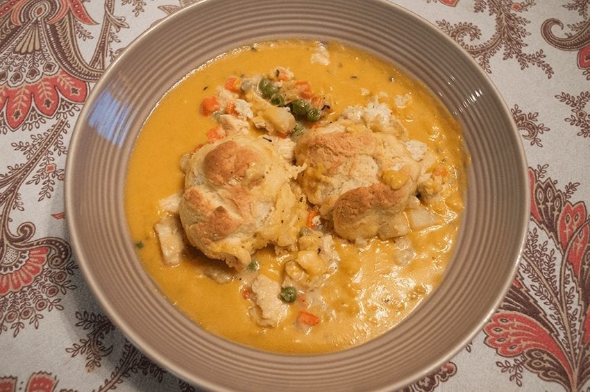 Easy Chicken and Biscuit Casserole
