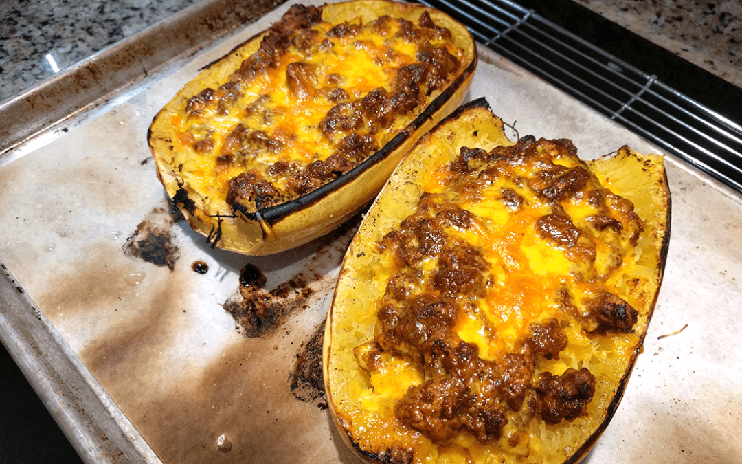 Spaghetti Squash & Cincy-Style Chili