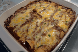 at mimi's table cheese enchiladas in mole jeff mauro tasty tryouts